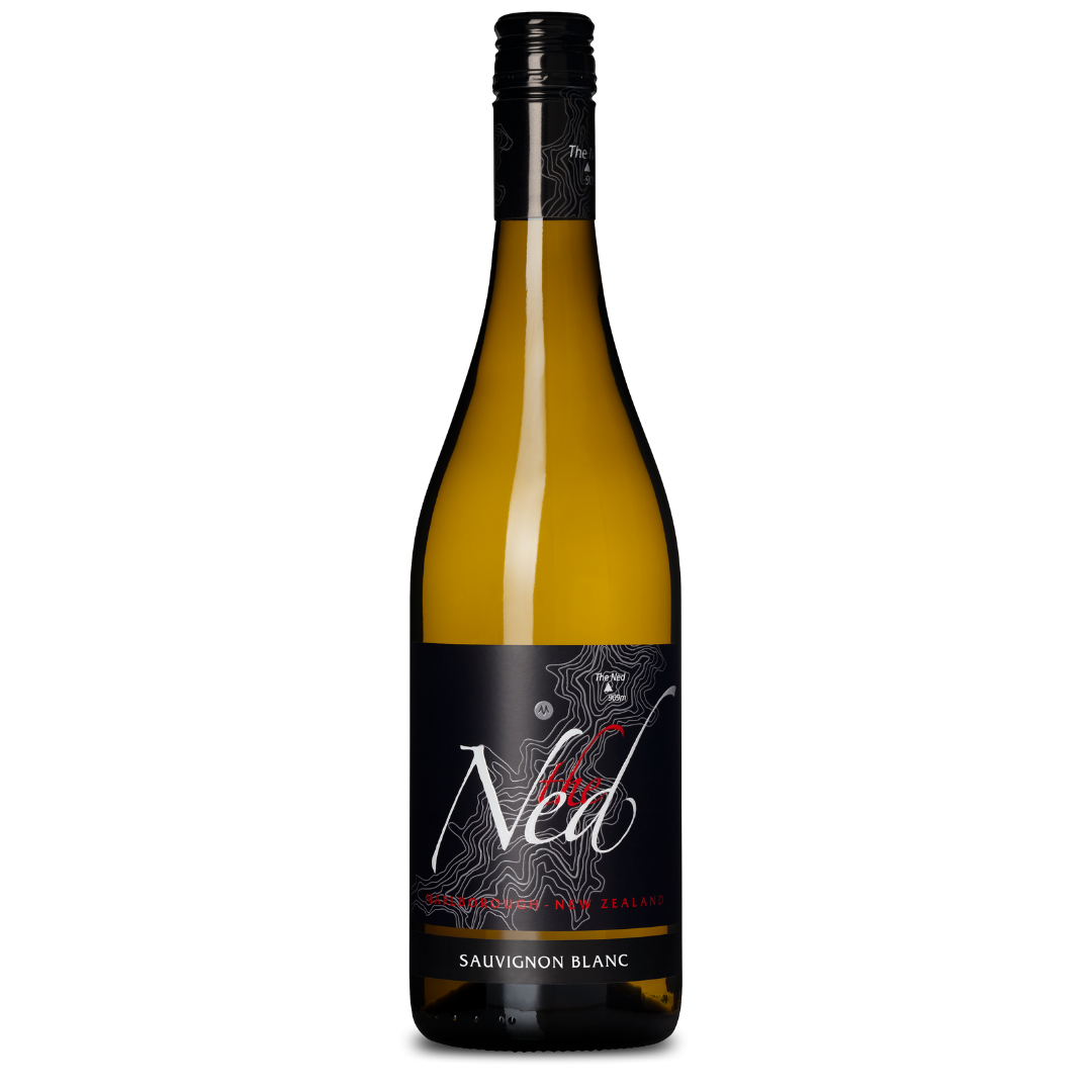 Bottle of The Ned Sauvignon Blanc 2025 Marlborough wine. 750ml, Marisco Vineyards. New Zealand