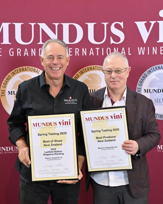 Marisco Vineyards Named Best New Zealand Producer at MUNDUS VINI Spring Tasting 2025