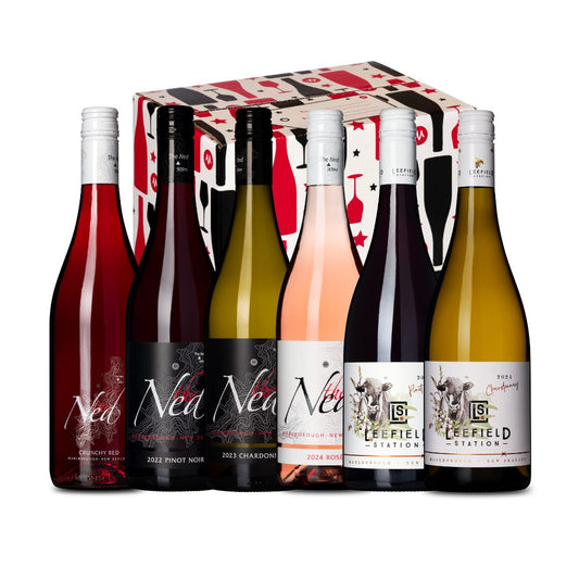 Marisco Wines BBQ Favourites Wine Box with gift box, 6-bottle case