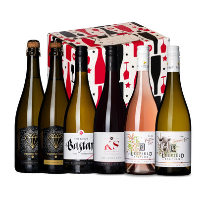 Marisco Vineyards Christmas wine gift box 2025 featuring 6 premium Marlborough bottles