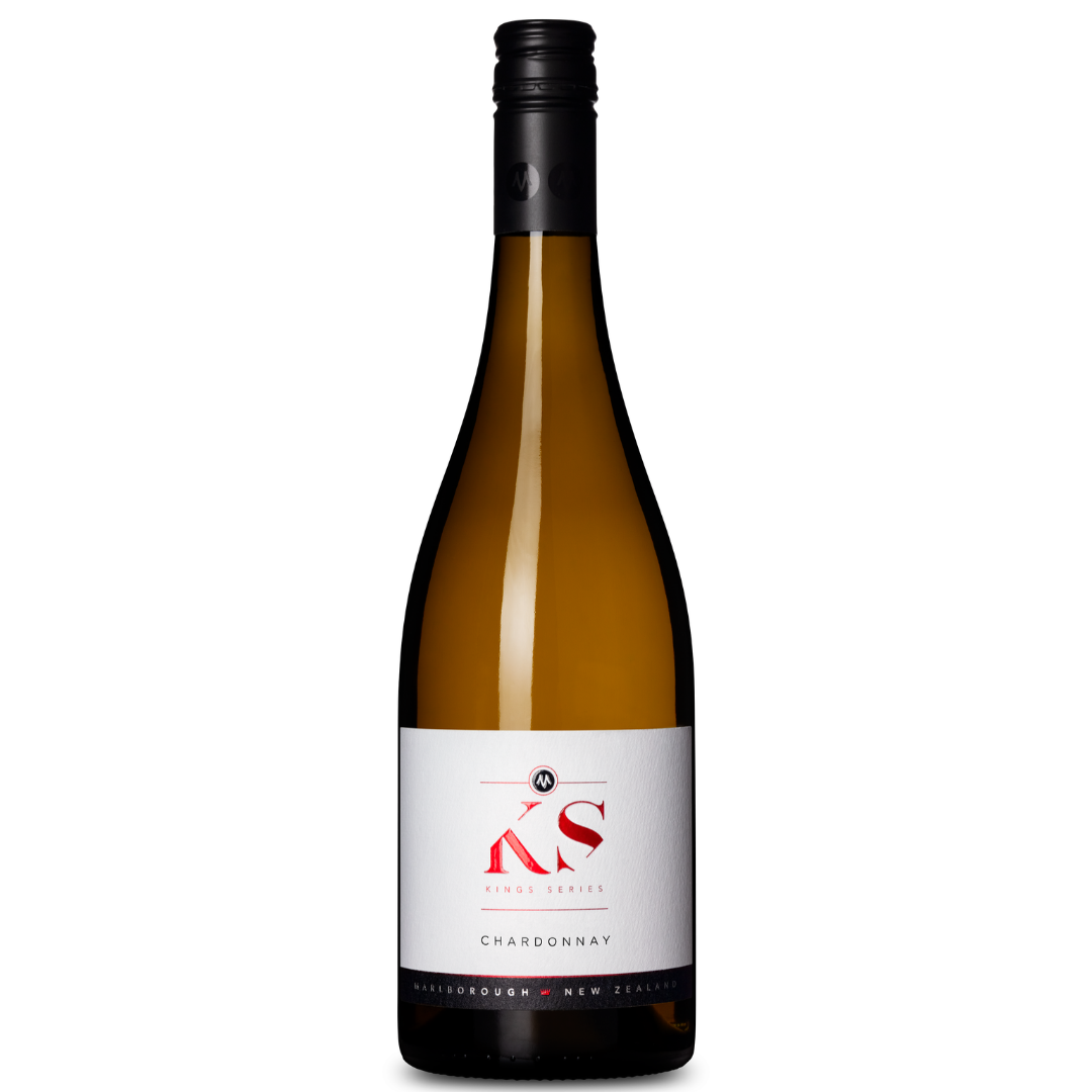The Kings Series Chardonnay. 750ml, Chardonnay from Marisco Vineyards. Marlborough NZ
