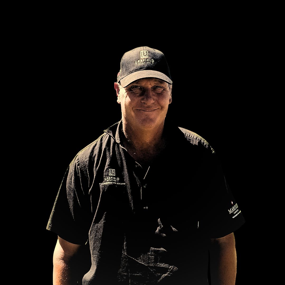 Photograph of Farm Manager Tim Salter of Leefield Station, Marlborough, NZ.