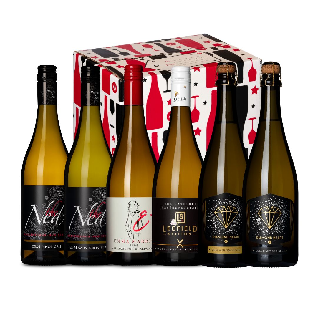 6-bottle Celebration collection from Marisco Wines, International Challenge White Winemaker of the year 2025 with gift box